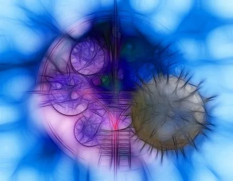 Cancer cell Stock Illustration