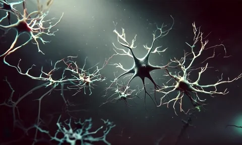 Cancer cell image motion d Video stock 284203685