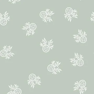 Cancer cell line seamless pattern Stock Illustration
