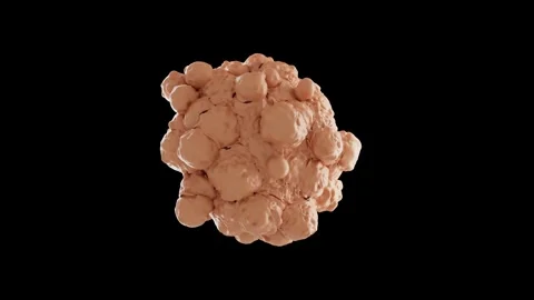 Cancer Cells Basic Demonstration Looped Video stock 348517718