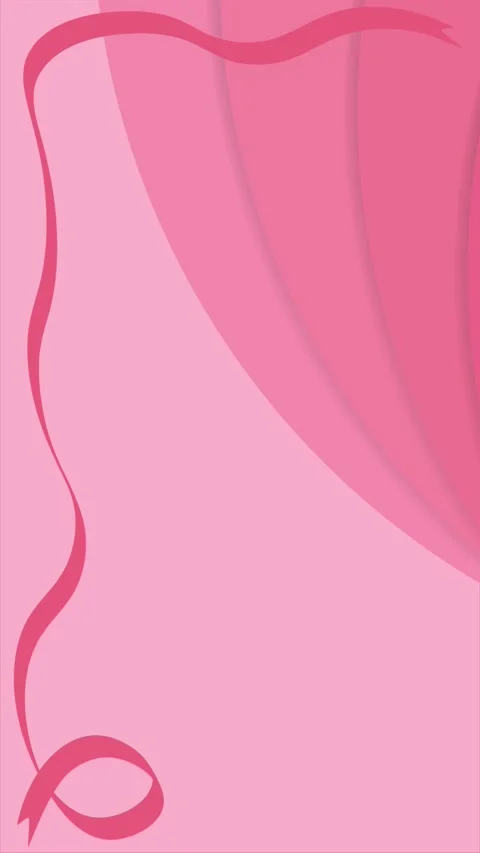 Cancer day vertical background loop animation. Pink cancer day banner Stock Footage 316097758