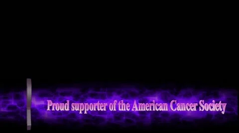 Cancer Ribbon Lower Third 库存影片 11024099