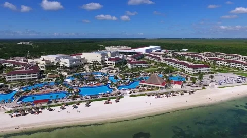 Cancun-aereo-hotel-2 Stock Footage 337958054
