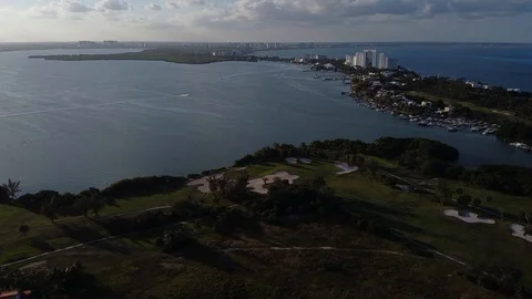 Cancun aerial view Stock Footage 128763640