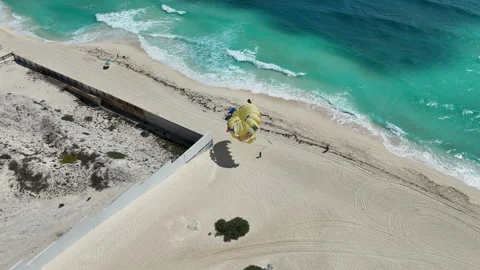 Cancun beach balloon Stock Footage 267805071