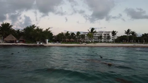Cancun Beach Stock Footage 210639465
