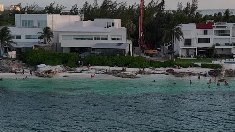 Cancun Beach Mexico Vídeo Stock 313929529
