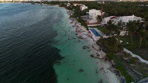 Cancun Beach Mexico Vídeo Stock 313929558
