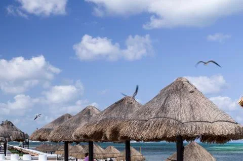 Cancun Beach Stock Photos