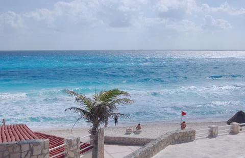Cancun beach Stock Photos