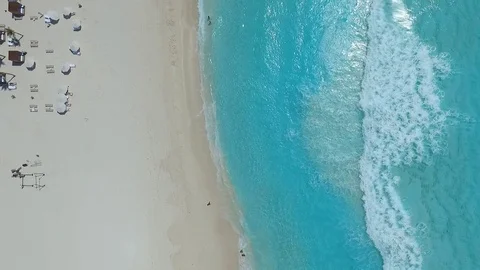 Cancun Beautiful Beach Stock Footage 69739619