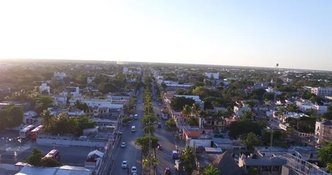 CANCUN DRONE Stock Footage 128091390