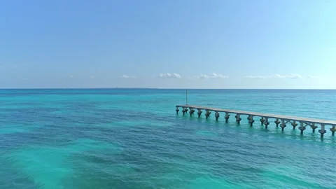 Cancun Hotel Zone dock 動画素材 137213246