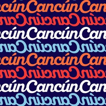 Cancun, mexico seamless pattern Stock Illustration