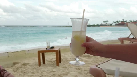Cancun_Cocktail 库存影片 300393069