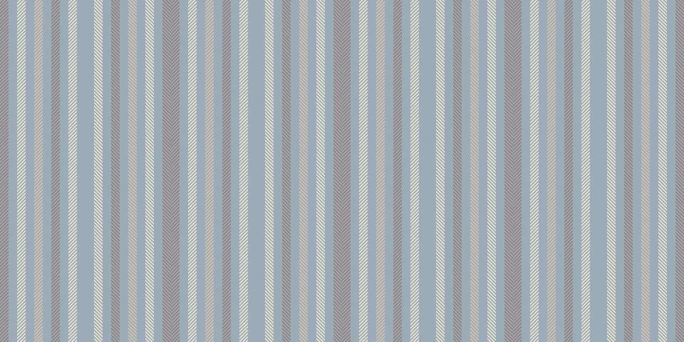 Cancy fabric vector seamless, aged stripe texture textile. Tndividuality ve.. Illustrazione stock