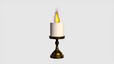 Candelabra or candle holder Stock-Footage 320795688