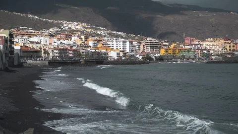Candelaria Coast Stock Footage 121858361