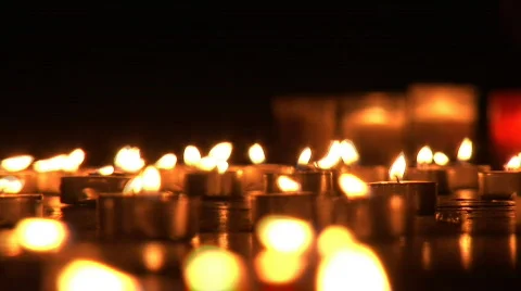 Candels burning 1 Stock Footage 474290