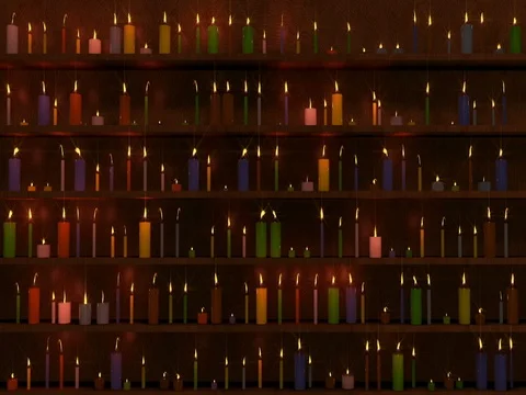 Candels Stock Footage 74169538
