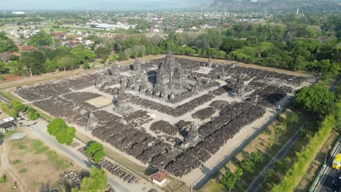 Candi Sewu Buddhist Temple - 4k Footage Stock-Footage 247299469