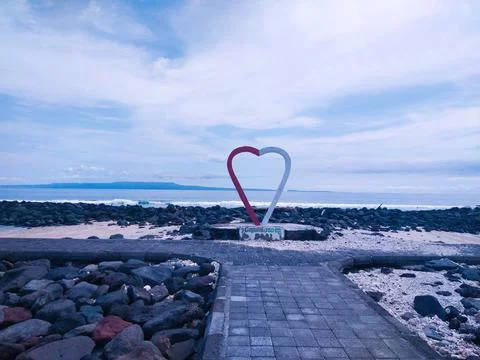 Candidasa beach Stock Photos