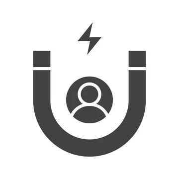 Candidate Attraction icon vector image. Stock Illustration