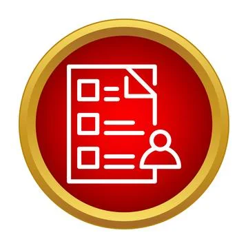 Candidate onboarding checklist document for human resources イラスト素材