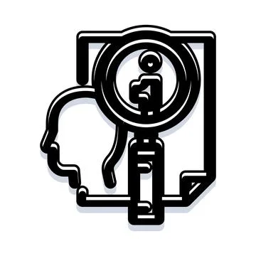 Candidate profile analysis and recruitment process Stock Illustration