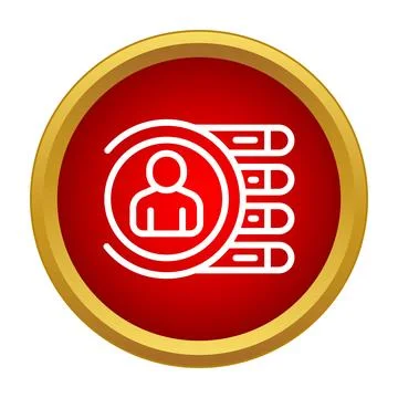 Candidate profile selection for recruitment and hiring process Stock Illustration