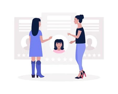 Candidate selection concept Stock Illustration