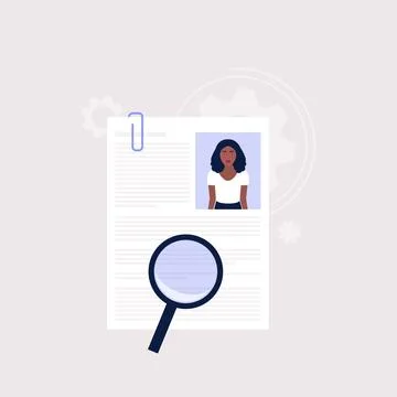 Candidate selection concept Stock Illustration
