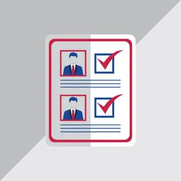 Candidate Selection Stock-Illustration