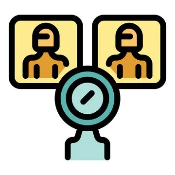 Candidate selection process, choosing best applicant for job position with .. 스톡 일러스트