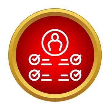 Candidate selection process with multiple profile checks Stockillustratie