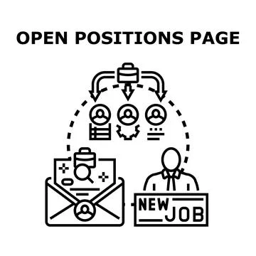 Candidate selection process with new job opportunity Stock Illustration