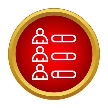 Candidate voting poll results with progress bars Stock-Illustration