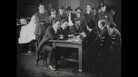 Candidates providing information for registration Stock Footage