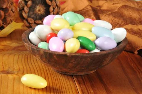 Candied almonds Stock Photos
