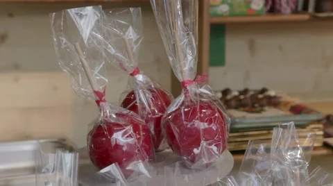 Candied Apples Stock Footage 59853023
