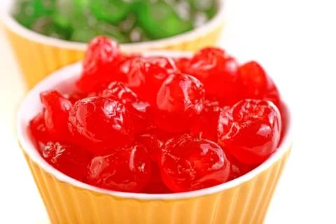 Candied cherries Stock Photos