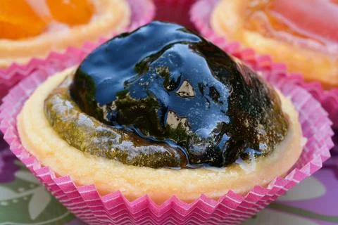 Candied fig close up view Stock Photos