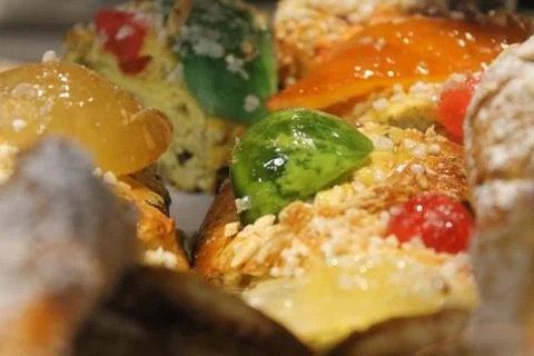 Candied fruit cake Foto stock