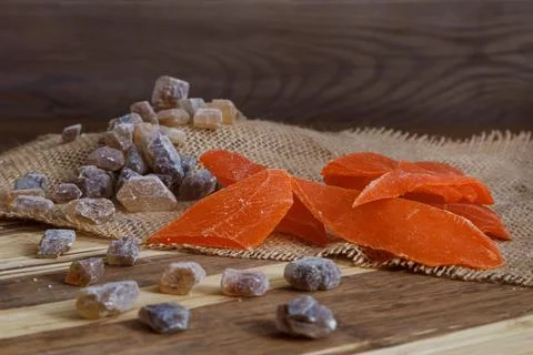 Candied fruit Stock Photos