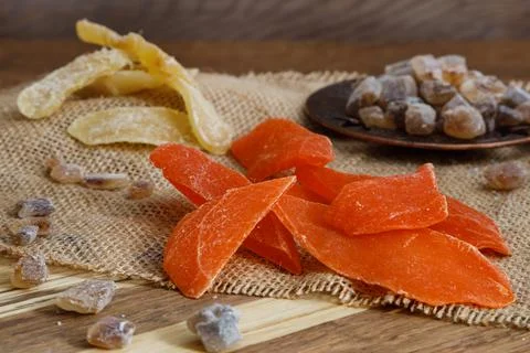 Candied fruit Stock Photos