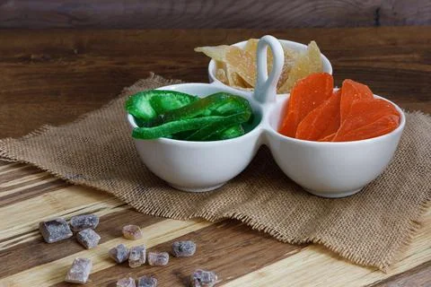 Candied fruit Stock Photos
