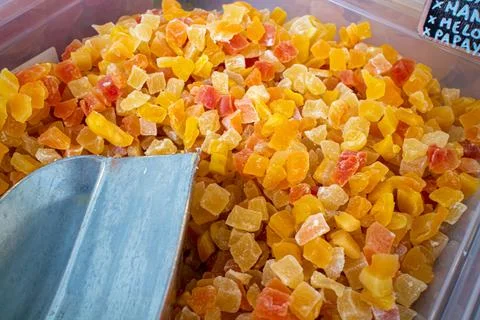 Candied fruit Stock-Fotos
