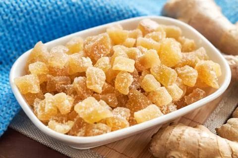 Candied ginger Stock Photos