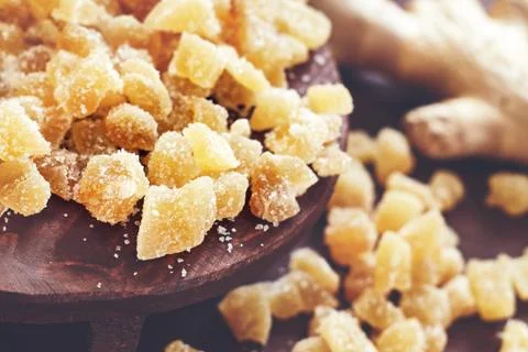 Candied ginger Stock Photos