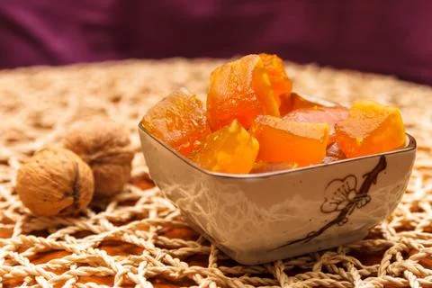 Candied pumpkin Stock Photos